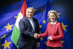 Orbán Viktor és Ursula von der Leyen